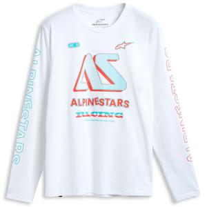 Koszulka Alpinestars Ayess CSF z długim rękawem, biała