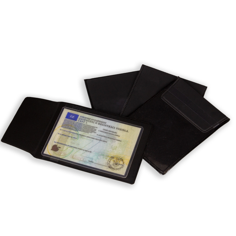 MotoZem etui na dokumenty czarne