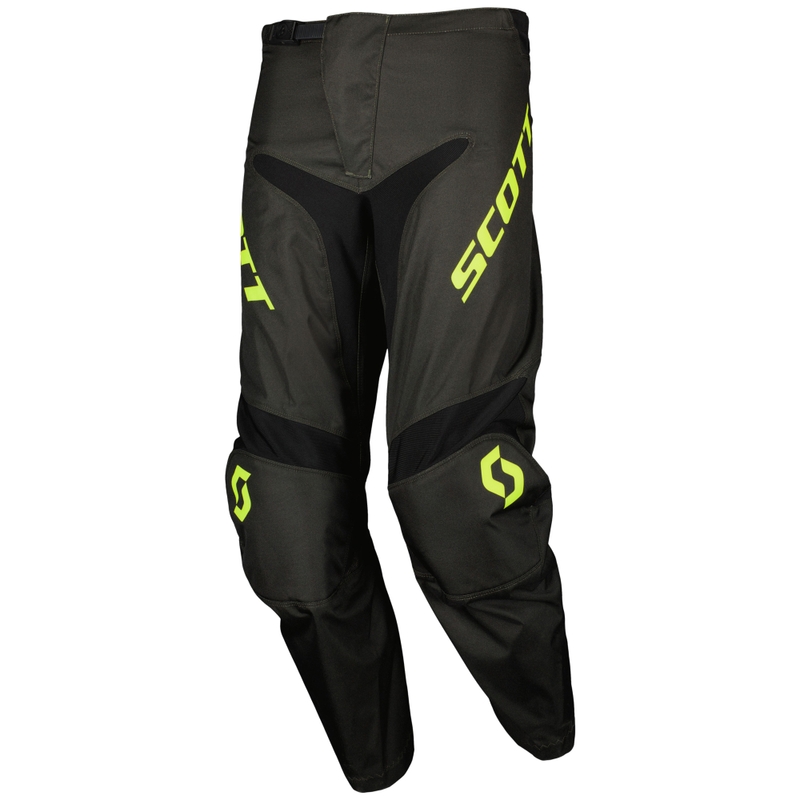 Spodnie motocrossowe SCOTT Compete czarno-fluo żółte