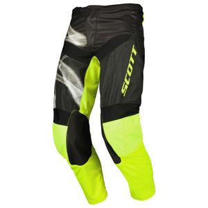 Spodnie motocrossowe SCOTT EVO Dirt czarno-fluo żółte