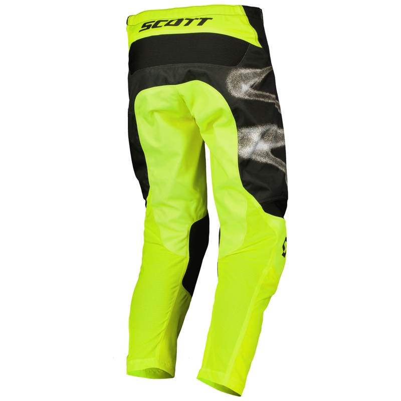 Spodnie motocrossowe SCOTT EVO Dirt czarno-fluo żółte