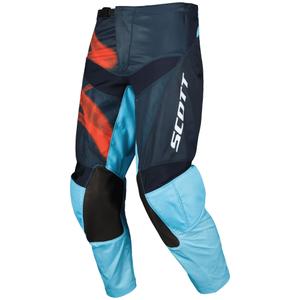 Spodnie motocrossowe SCOTT EVO Dirt niebiesko-czerwone