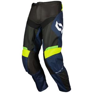 Spodnie motocrossowe SCOTT EVO Race fioletowo-fluo żółte
