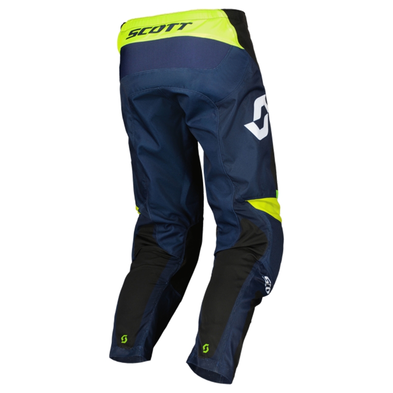 Spodnie motocrossowe SCOTT EVO Race fioletowo-fluo żółte