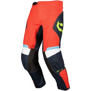 Spodnie motocrossowe SCOTT EVO Race niebiesko-czerwone