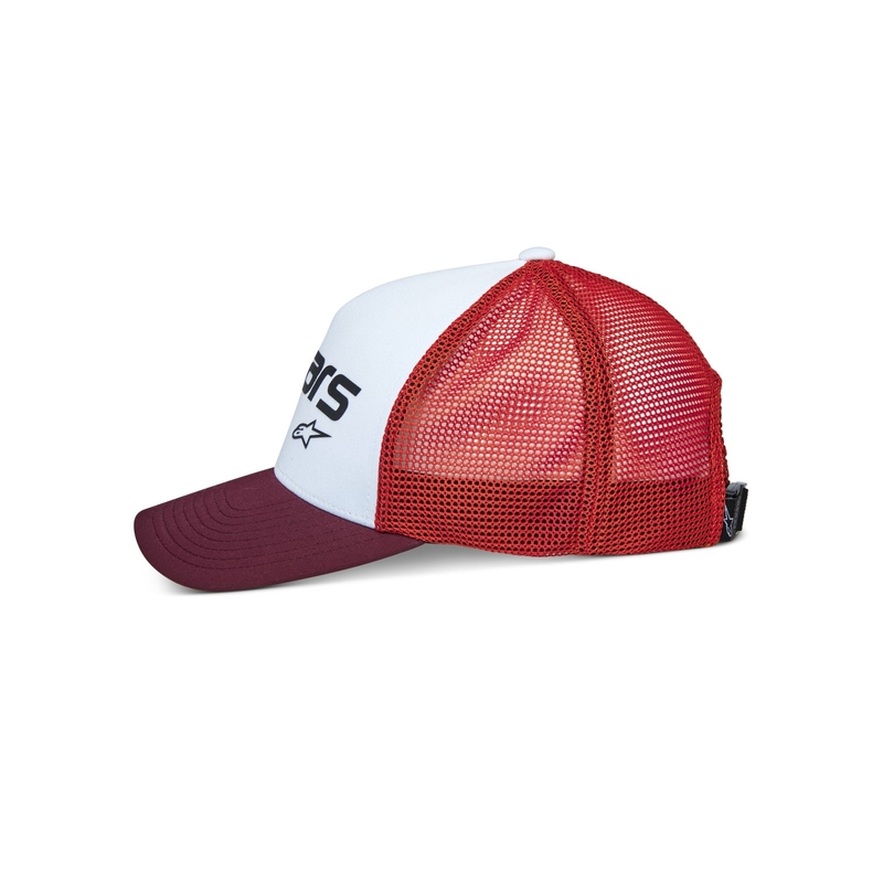 Czapka Alpinestars Vital Trucker Cap biało-brązowo-czerwono-pomarańczowa