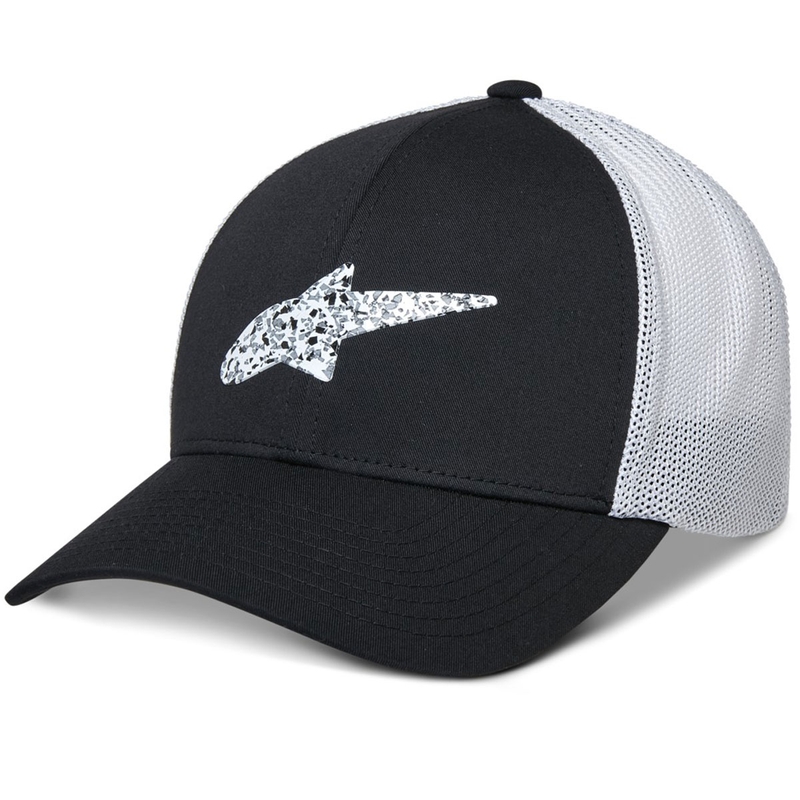 Czapka Alpinestars Terolithic Trucker Cap czarno-biała