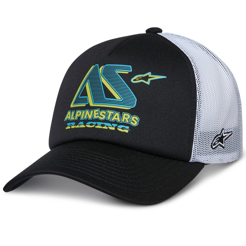 Czapka Alpinestars Ayess Trucker w kolorze czarno-białym