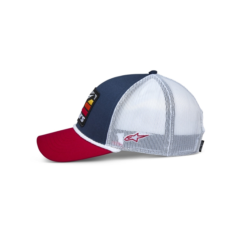 Czapka Alpinestars Selica Trucker Cap niebiesko-czerwono-biała