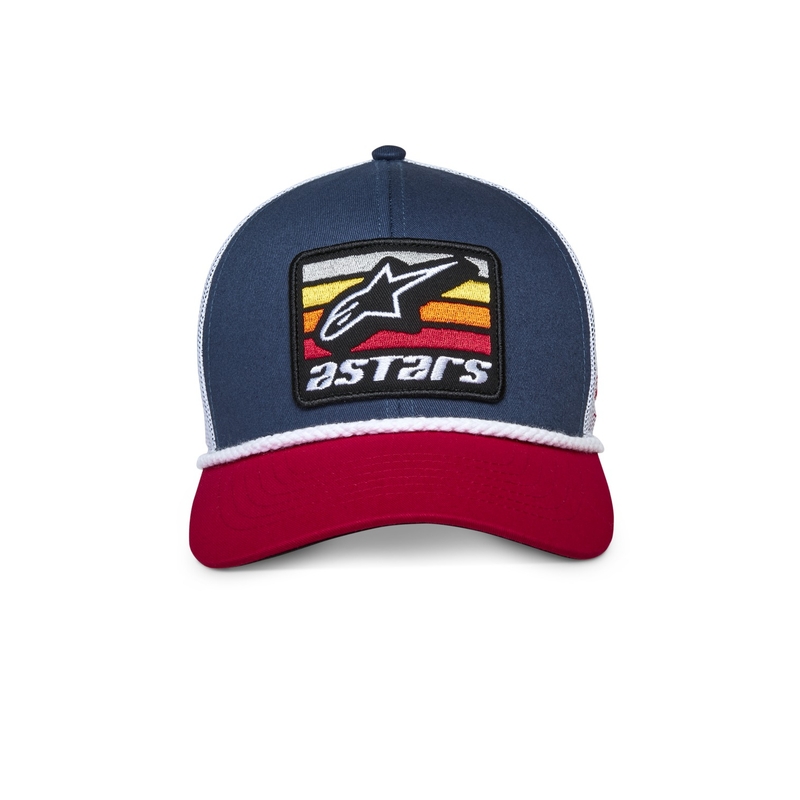 Czapka Alpinestars Selica Trucker Cap niebiesko-czerwono-biała