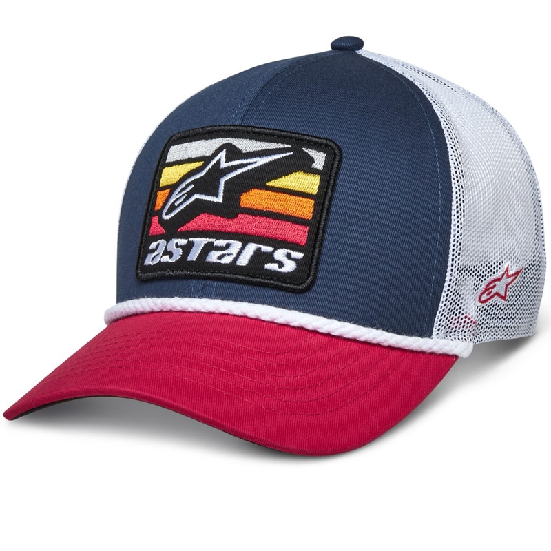 Czapka Alpinestars Selica Trucker Cap niebiesko-czerwono-biała