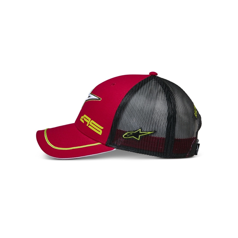 Czapka Alpinestars Exceed Trucker w kolorze czerwono-czarnym
