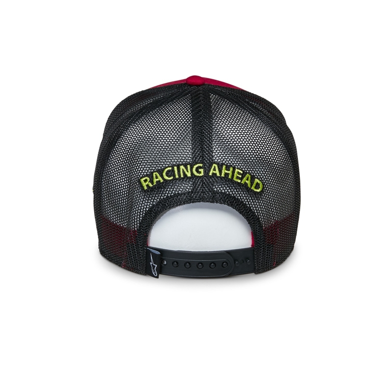 Czapka Alpinestars Exceed Trucker w kolorze czerwono-czarnym