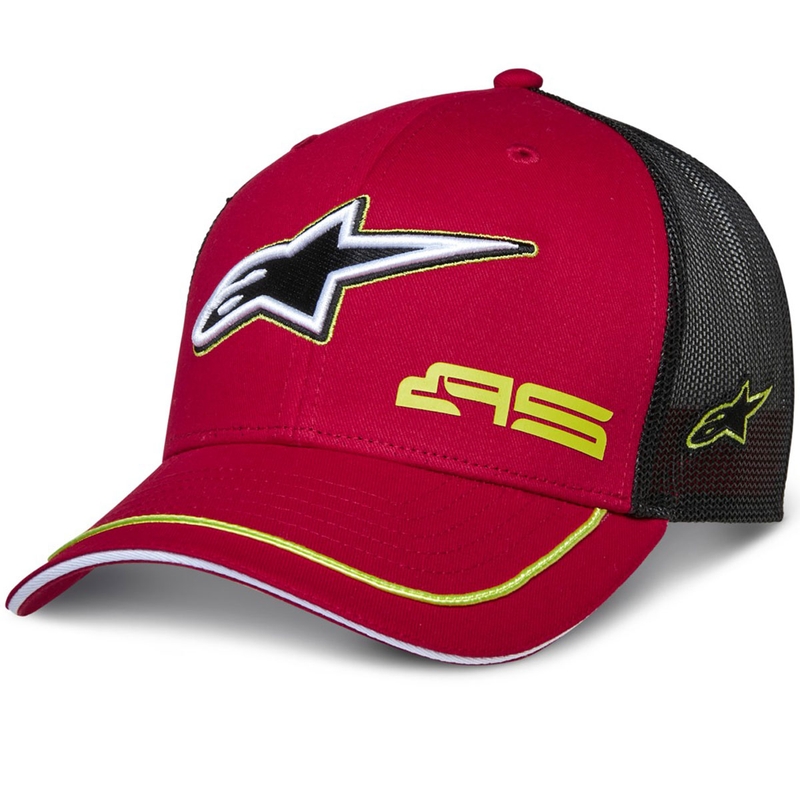 Czapka Alpinestars Exceed Trucker w kolorze czerwono-czarnym