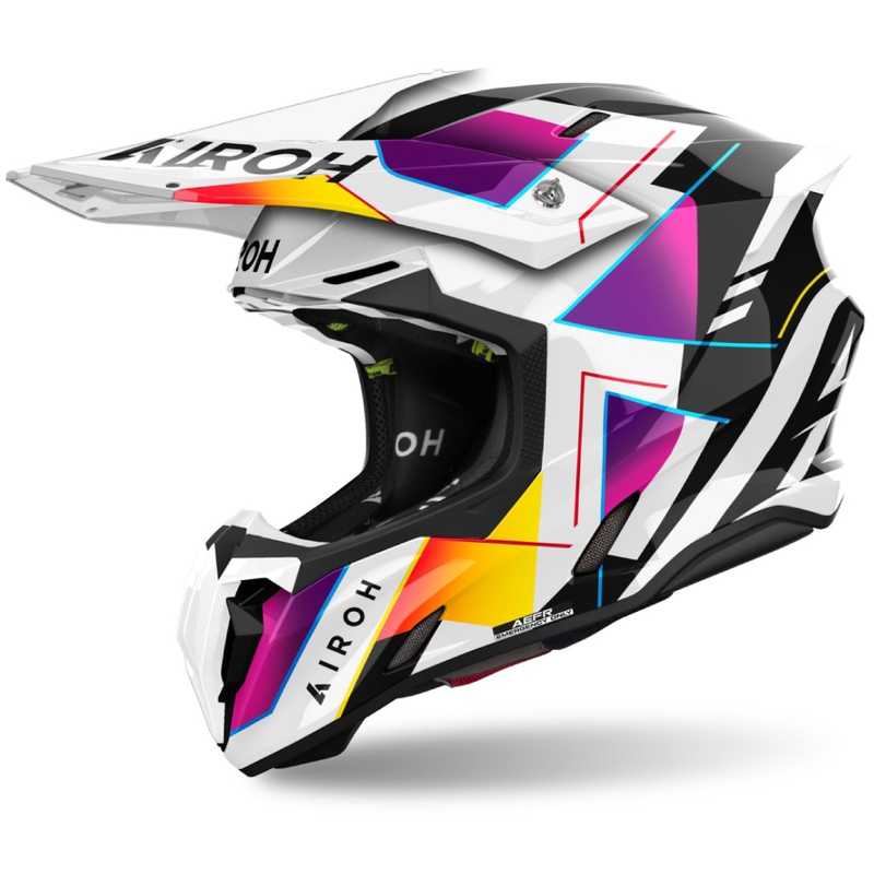 Kask motocrossowy Airoh Twist 3 Rainbow 2024 błyszczący - II. jakość