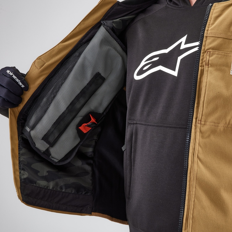 Kamizelka z poduszką powietrzną Alpinestars Tech-Air®3 V2 Canvas system czarna