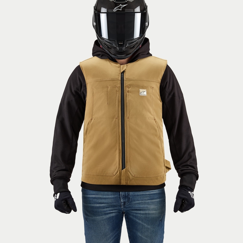 Kamizelka z poduszką powietrzną Alpinestars Tech-Air®3 V2 Canvas system czarna