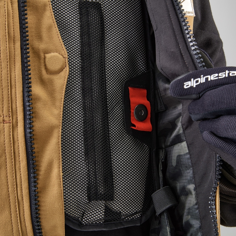 Kamizelka z poduszką powietrzną Alpinestars Tech-Air®3 V2 Canvas system czarna