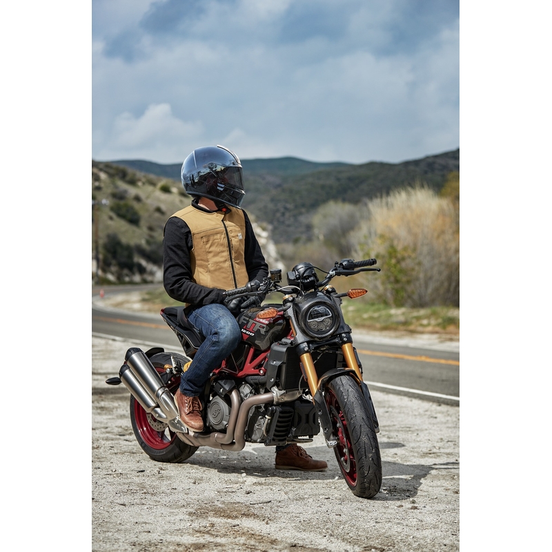 Kamizelka z poduszką powietrzną Alpinestars Tech-Air®3 V2 Canvas system czarna