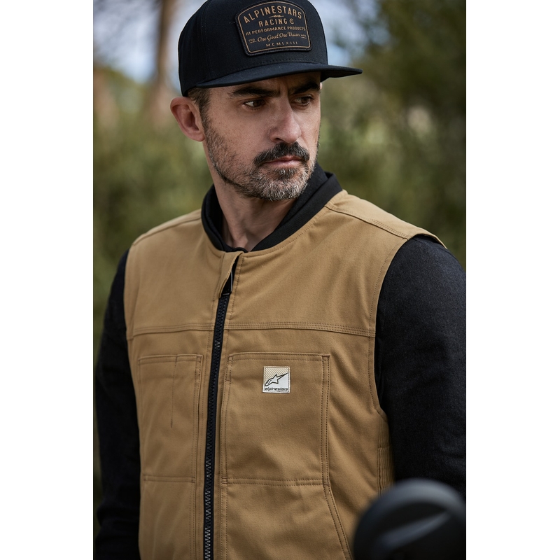 Kamizelka z poduszką powietrzną Alpinestars Tech-Air®3 V2 Canvas system czarna