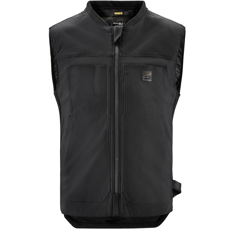 Kamizelka z poduszką powietrzną Alpinestars Tech-Air®3 V2 Canvas system czarna