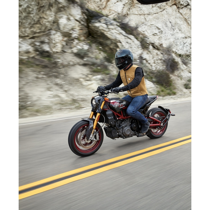 Kamizelka z poduszką powietrzną Alpinestars Tech-Air®3 V2 Canvas system beżowa