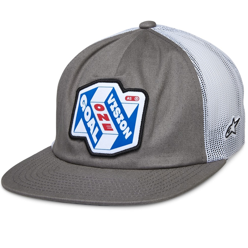 Czapka Alpinestars That Way Trucker szaro-biała
