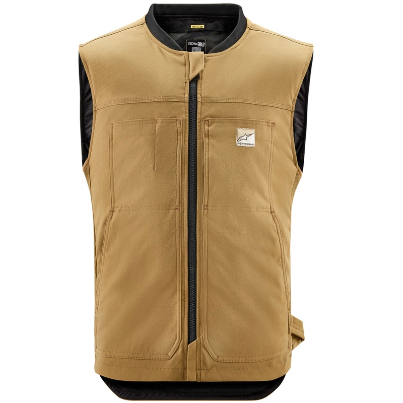 Kamizelka z poduszką powietrzną Alpinestars Tech-Air®3 V2 Canvas system beżowa