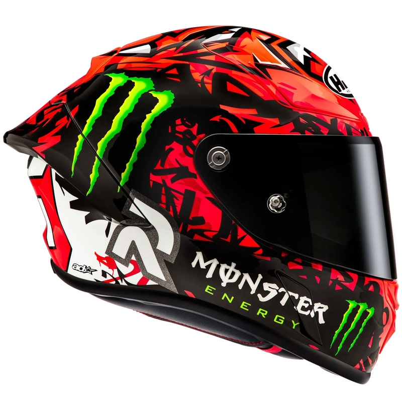 Kask motocyklowy integralny HJC RPHA 1 Quartararo Replica II MC1 czerwono-czarno-biało-zielony