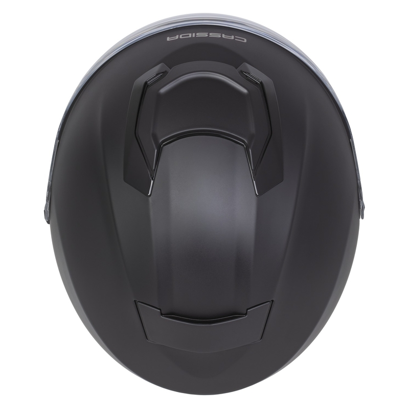 Cassida Jet Tech 2.0 Solid Otwarty Kask Motocyklowy Matowy Czarno-Szary