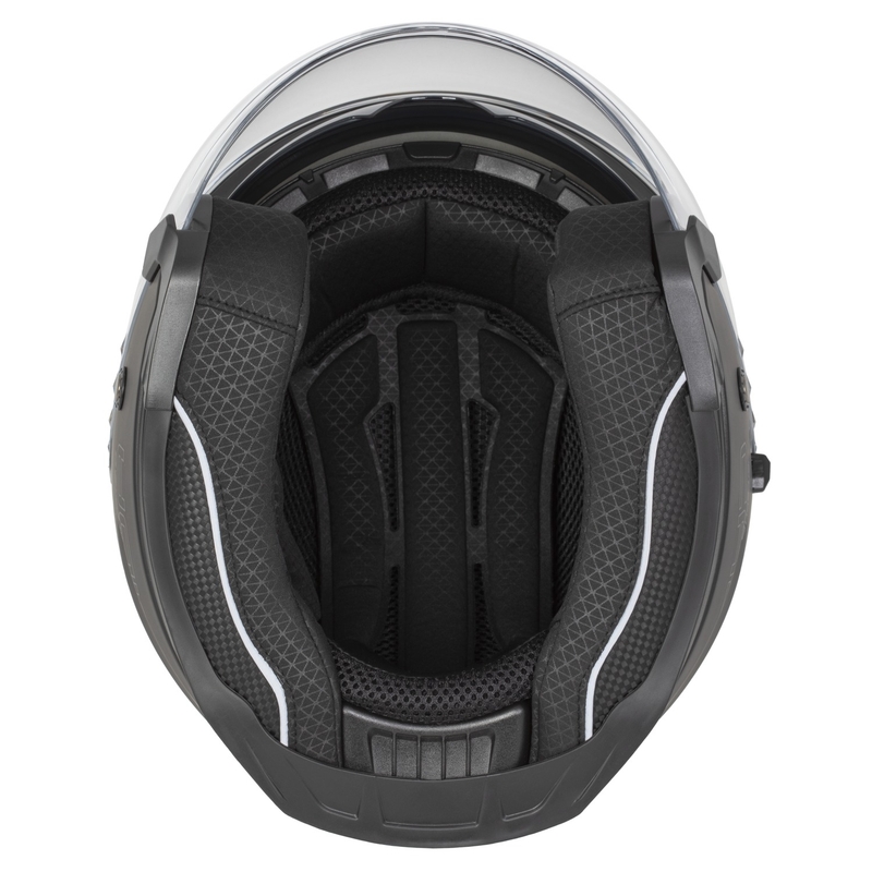 Cassida Jet Tech 2.0 Solid Open Face Kask motocyklowy Biało-Czarno-Szary