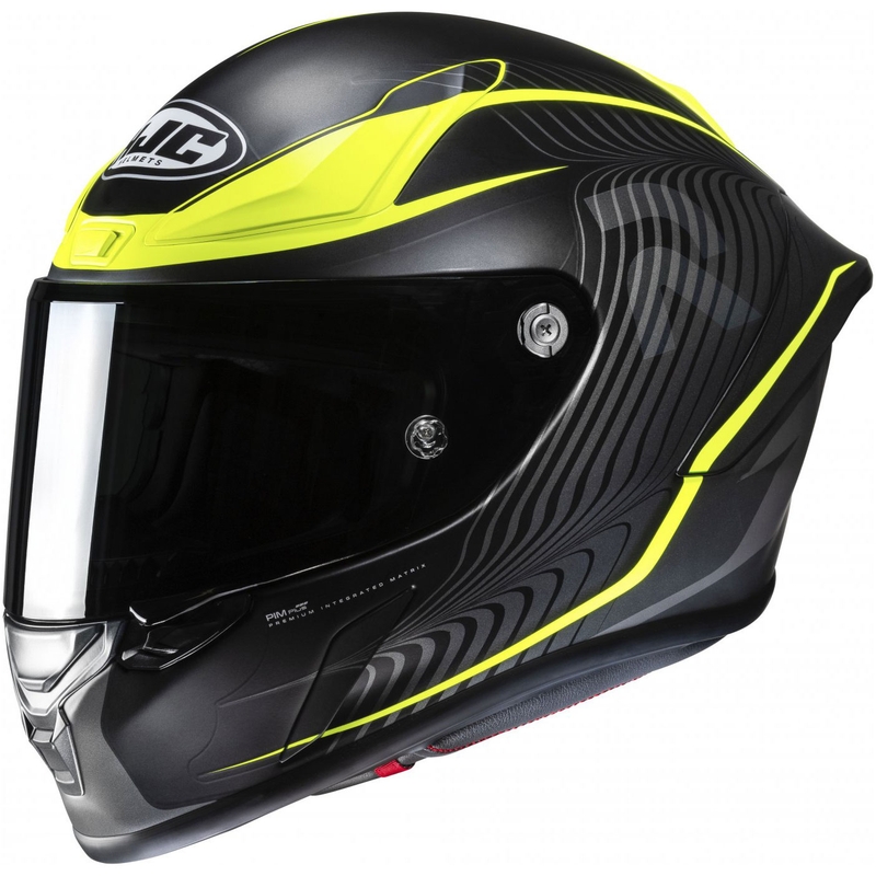 Kask motocyklowy integralny HJC RPHA 1 Lovis MC3HSF czarno-fluo żółty