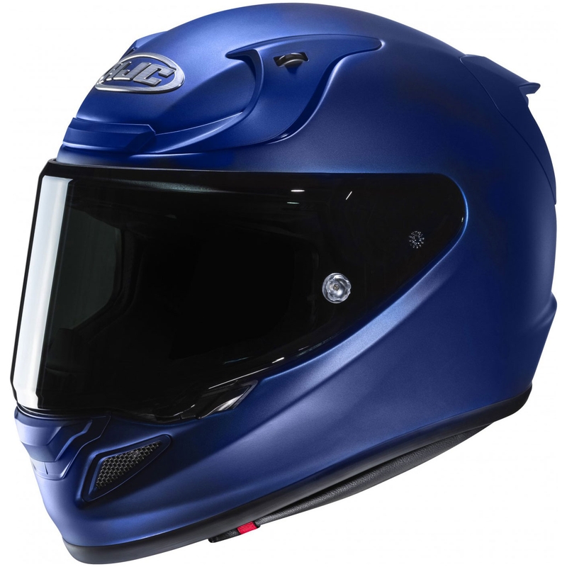 HJC RPHA 12 Solid półpłaski kask motocyklowy z pełną twarzą metaliczny niebieski
