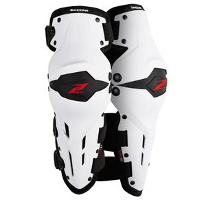 Ochraniacze kolan motocyklowych Zandona X-Treme Kneeguard biało-czarne