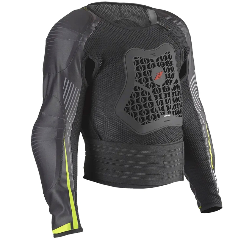 Ochraniacz dziecięcy Zandona Netcube Jacket X7 czarno-fluo żółty 121 - 135 cm