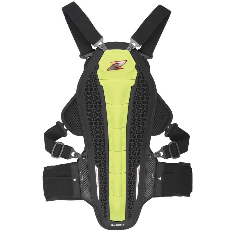 Zandona Hybrid Armour X6 ochraniacz kręgosłupa i klatki piersiowej fluorescencyjny żółty 158 - 167 cm