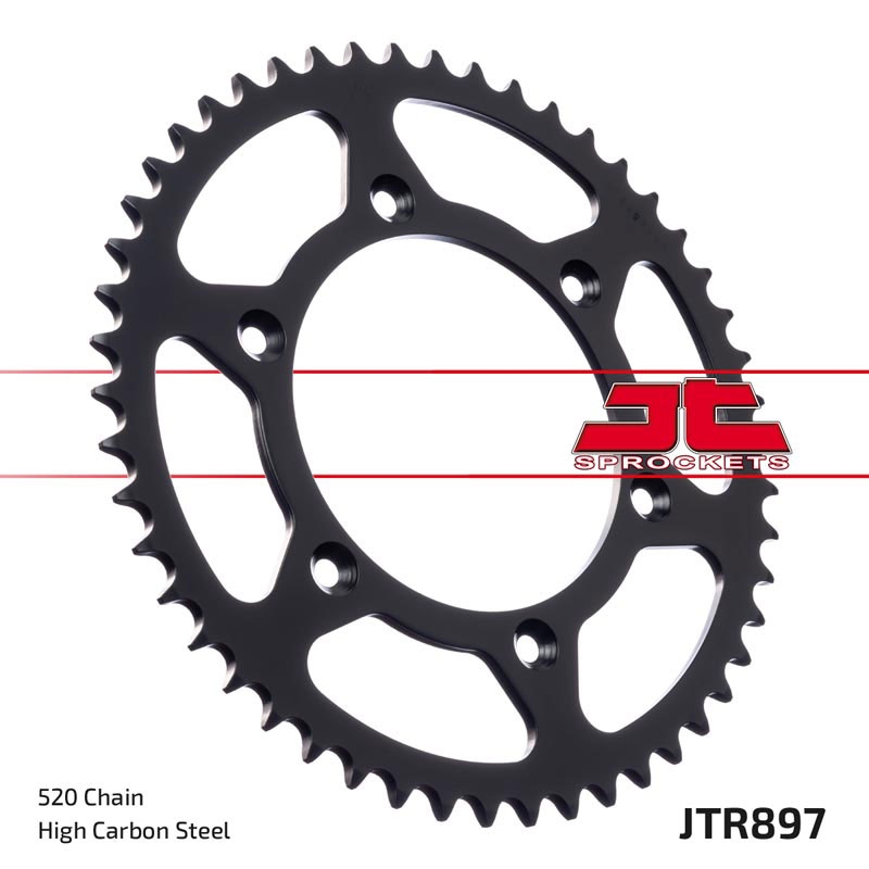 Rear sprocket JT 43T, 520 Self Cleaning Lightweight