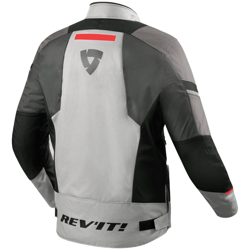 Kurtka motocyklowa Revit Undulate H2O srebrno-szara