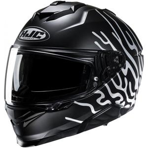 Kask motocyklowy integralny HJC i71 Celos MC5SF czarno-biały