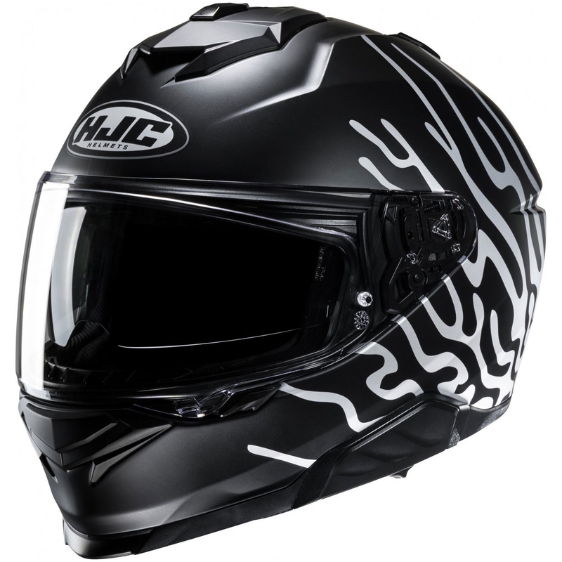Kask motocyklowy integralny HJC i71 Celos MC5SF czarno-biały