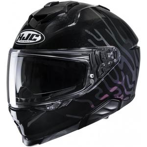 HJC i71 Celos MC5 kask motocyklowy integralny czarno-fioletowo-srebrny
