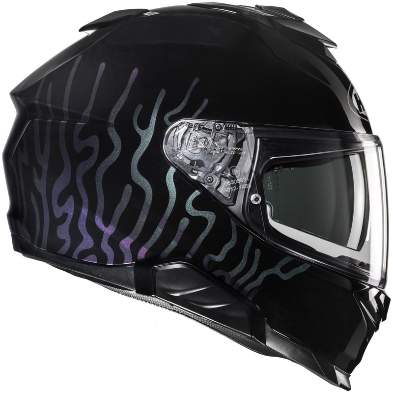 HJC i71 Celos MC5 kask motocyklowy integralny czarno-fioletowo-srebrny