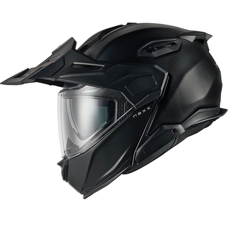 Kask motocyklowy typu flip-up Nexx X.Lifecountry Plain matowy czarny wyprzedaż