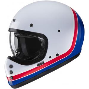 Kask motocyklowy integralny HJC V60 Scoby MC21 biało-czerwono-niebieski
