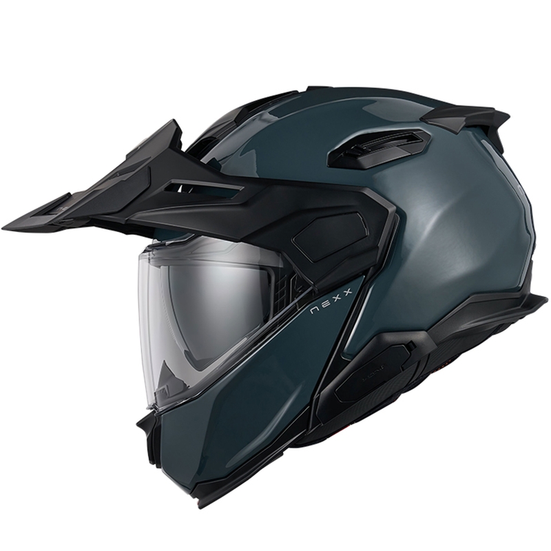 Nexx X.Lifecountry Plain kask motocyklowy typu flip-up niebieski wyprzedaż