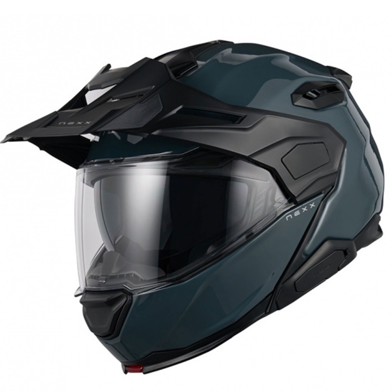Nexx X.Lifecountry Plain kask motocyklowy typu flip-up niebieski wyprzedaż