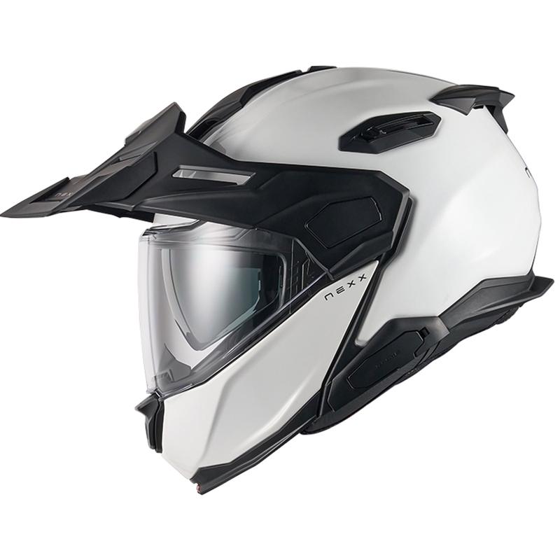 Kask motocyklowy typu flip-up Nexx X.Lifecountry Plain biały wyprzedaż