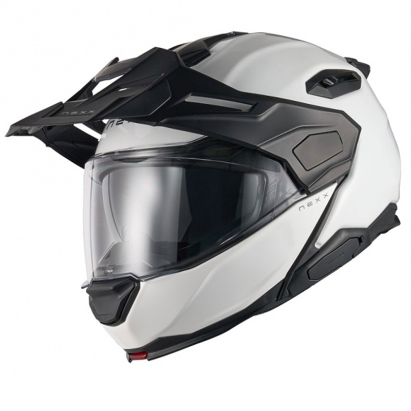 Kask motocyklowy typu flip-up Nexx X.Lifecountry Plain biały wyprzedaż