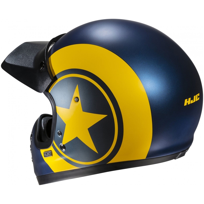 Kask motocyklowy integralny HJC V60 Nyx MC3SF niebiesko-żółty