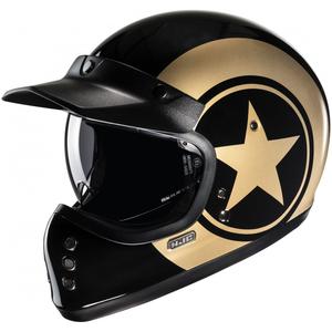 Kask motocyklowy integralny HJC V60 Nyx MC9 czarno-złoty